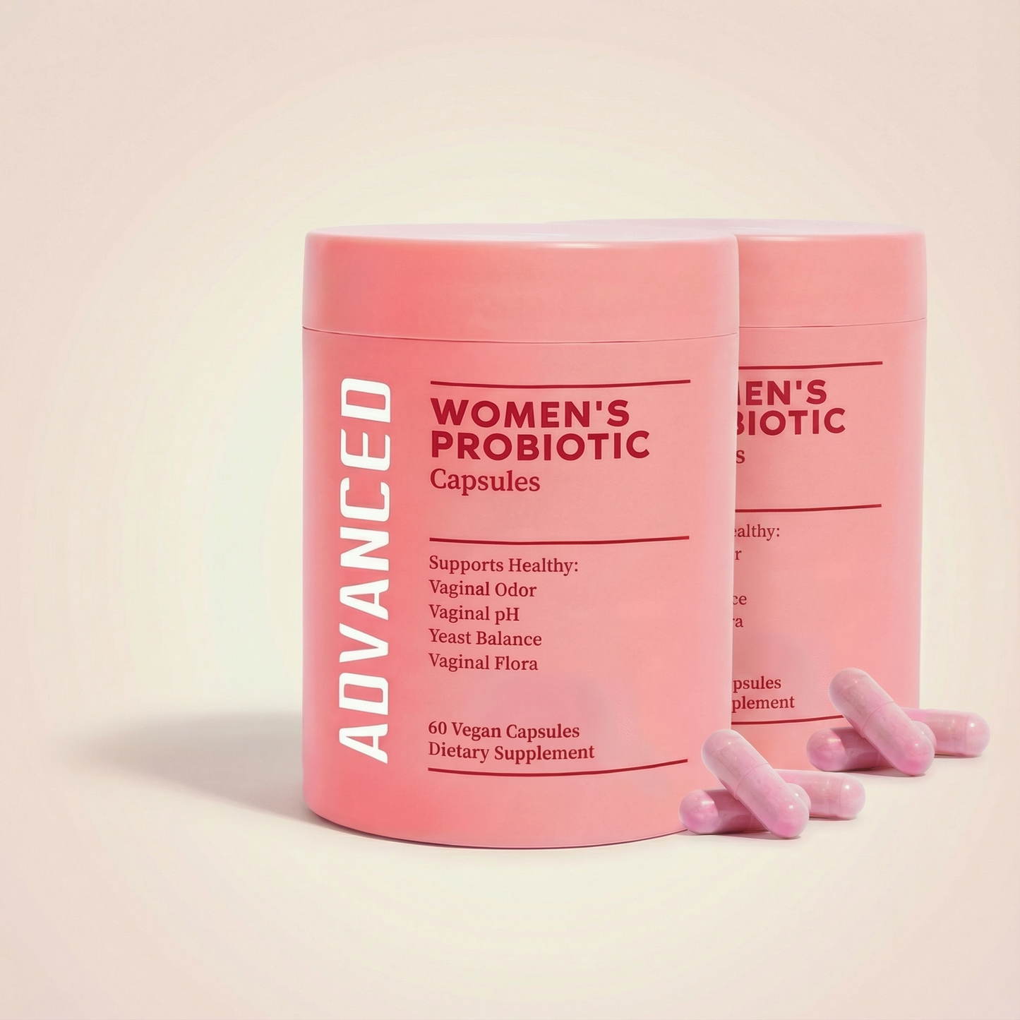 60 Capsules -bottle Of Female Probiotics