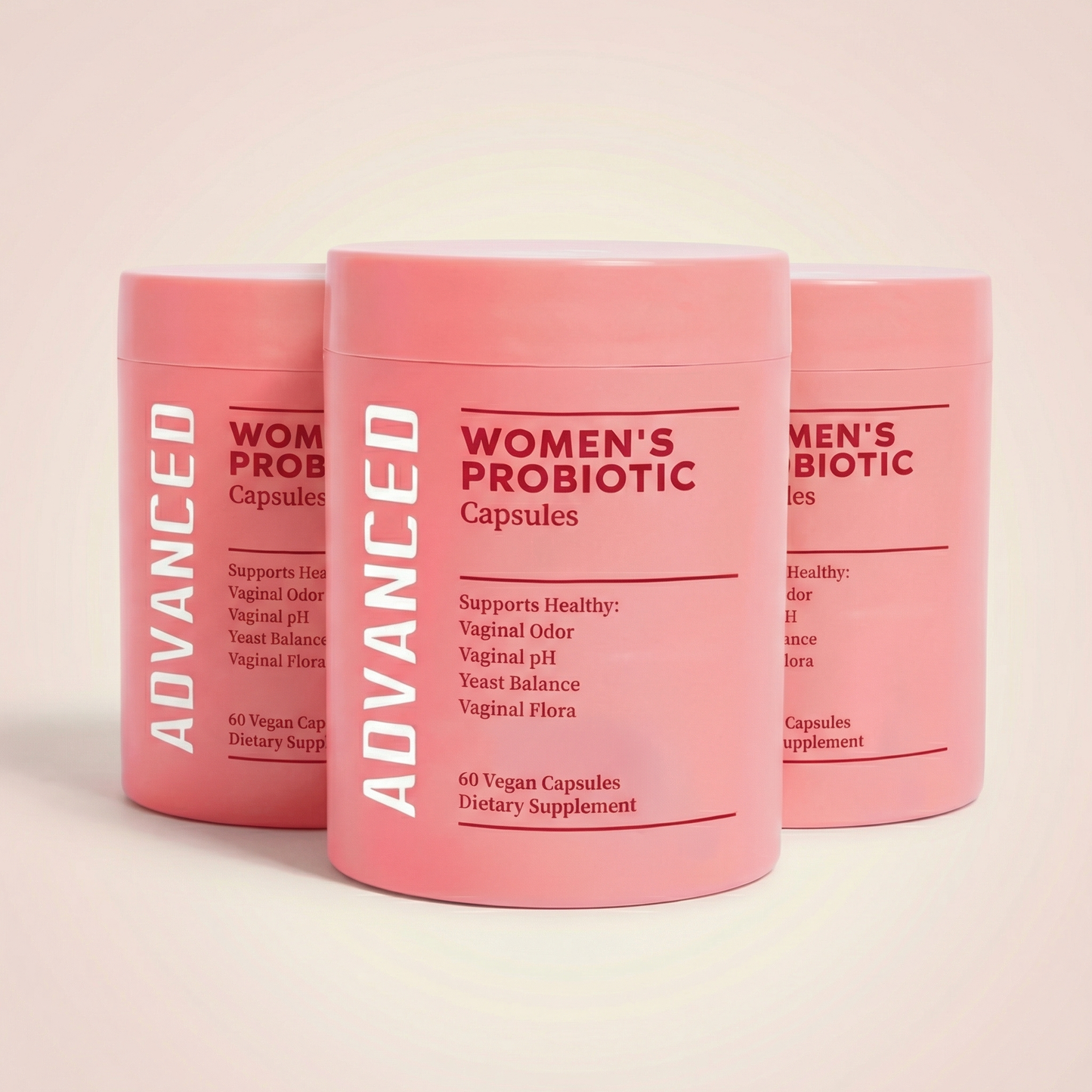 60 Capsules -bottle Of Female Probiotics