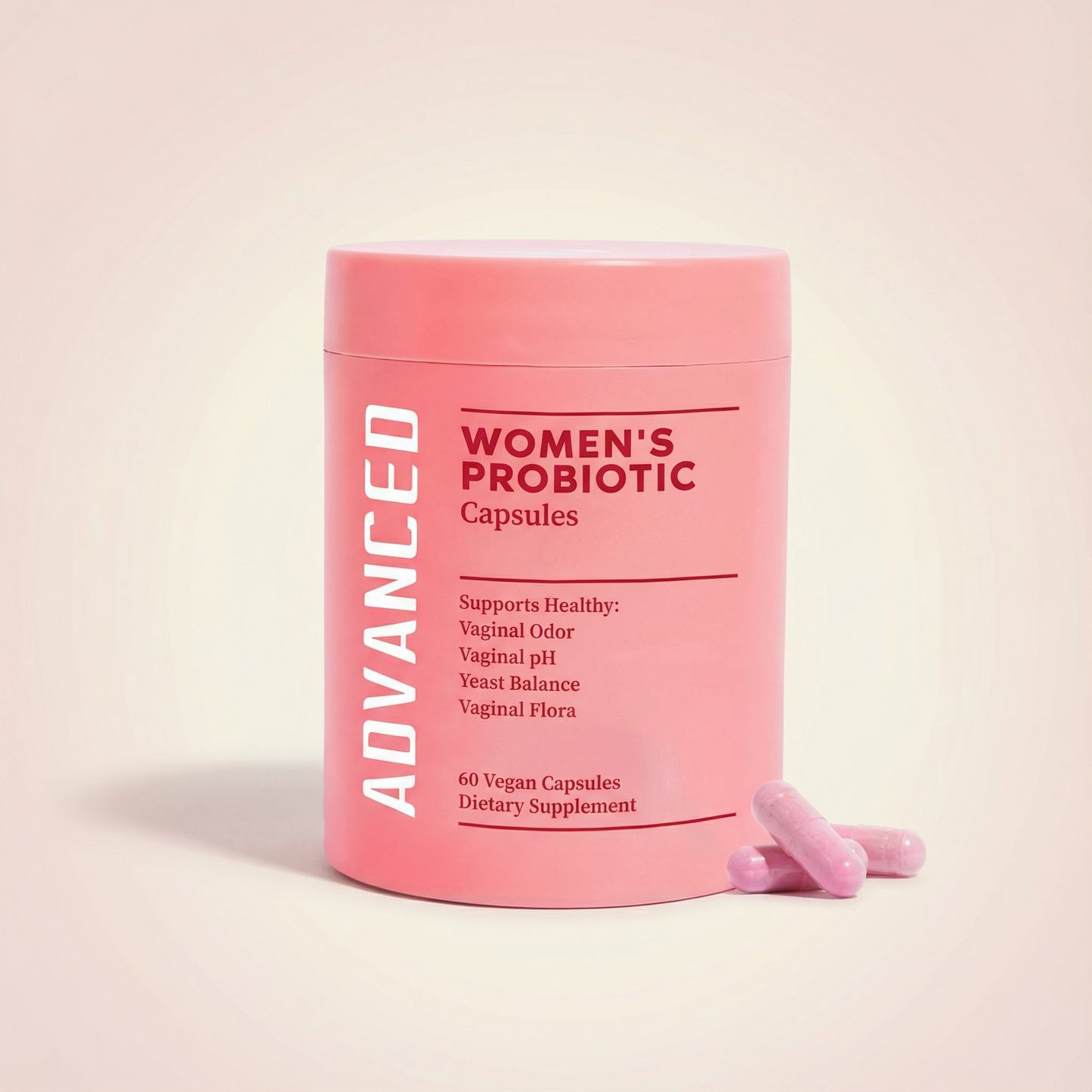 60 Capsules -bottle Of Female Probiotics
